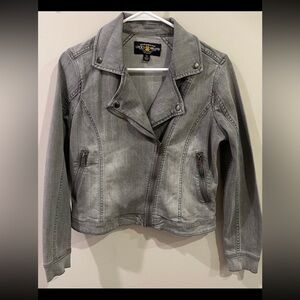 Lucky Brand Gray Jean Jacket